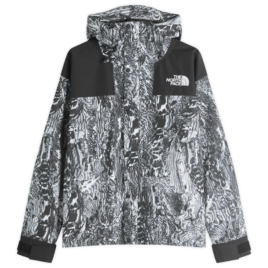 The North Face Men's Gore-Tex Mountain Jacket Tnf Black Wood Snake